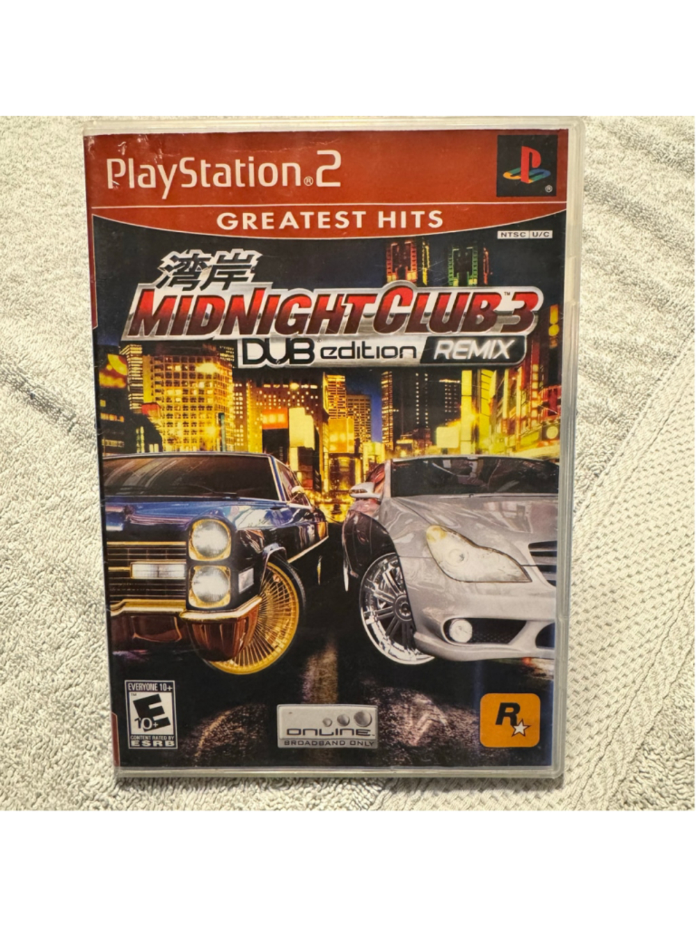 Midnight Club 3 DUB Edition Remix PS2 Greatest Hit Replacement Case Original Art